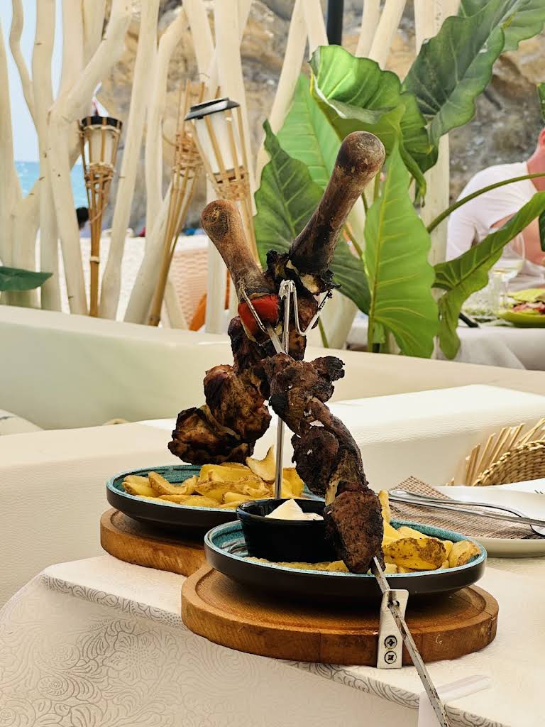 Brocheta en Chiringuito Playa Paraíso